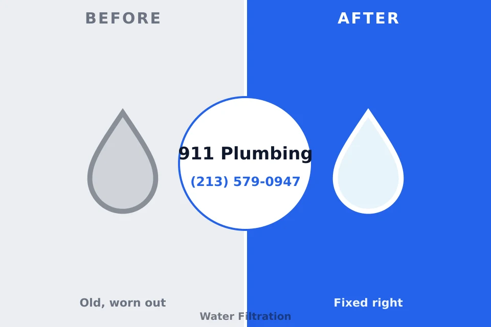 Before and after: plumbing company Park Ridge, IL